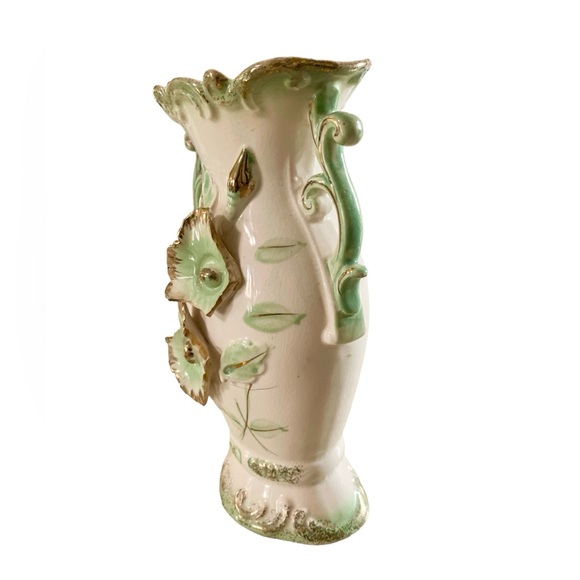 Vintage Relco Japan Hand-Painted Spill Vase Planter Mid Century - Double Handle - Picture 5 of 16